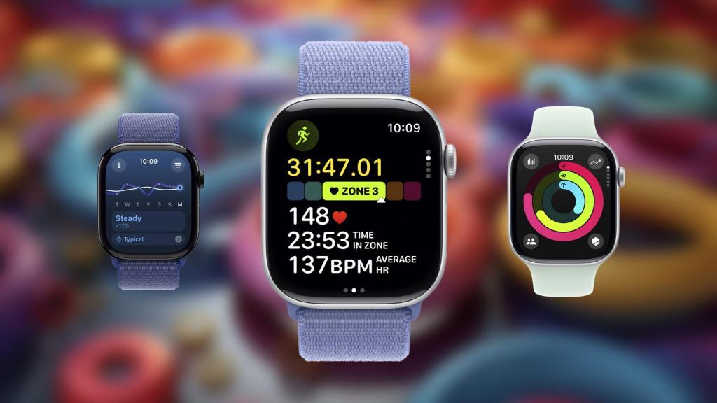 Fotomontaje con los anillos y sus resultados.