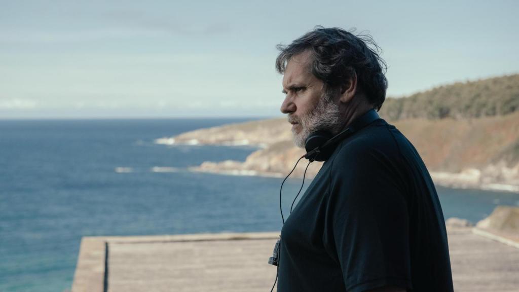 Jorge Coira durante el rodaje de 'Rapa'.