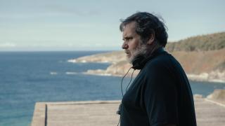 Jorge Coira durante el rodaje de 'Rapa'.