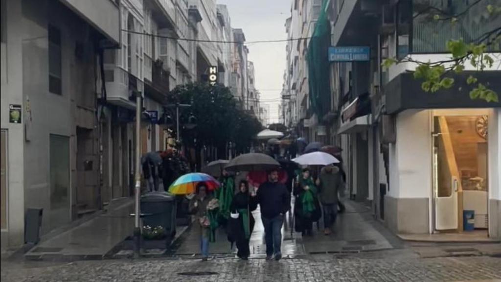 Cofrades de Ferrol se dispersan tras cancelarse la procesión