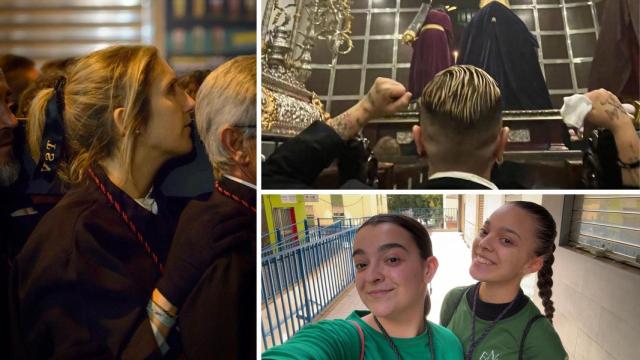 Un collage con algunas mujeres de trono.