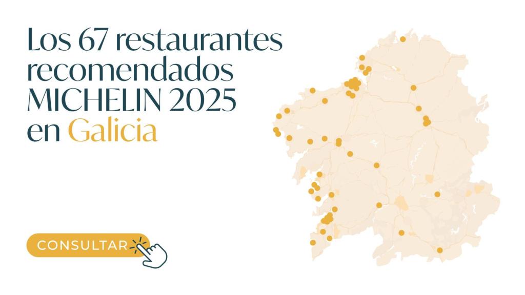 Los 67 restaurantes recomendados de la Guía Michelin en Galicia reciben sus placas