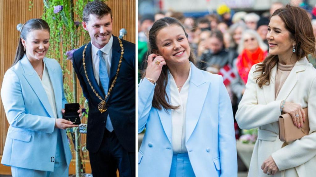Isabella, en el homenaje que le dieron en Aarhus por su cumpleaños.