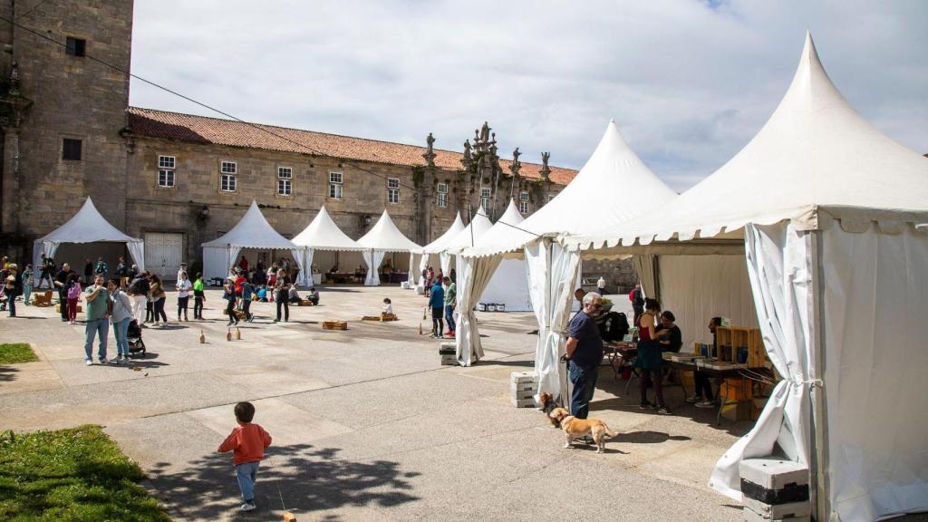 Anterior edición de la 'Festa do Banquete de Conxo', en Santiago.