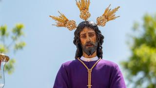 Santa Genoveva, en su estación de penitencia el Lunes Santo 2025