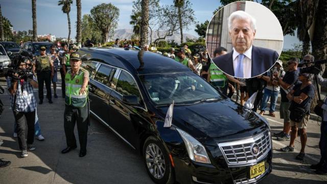 Los restos mortales de Mario Vargas Llosa.