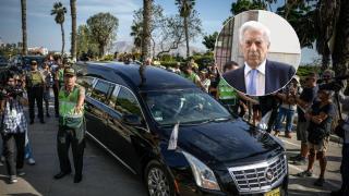 Los restos mortales de Mario Vargas Llosa.
