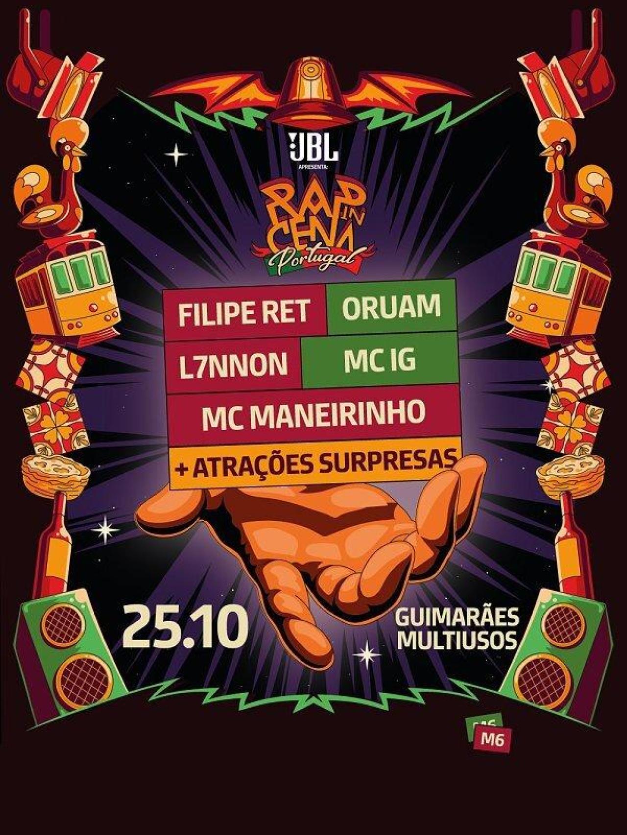 Line-up del festival 'Rap in Cena'