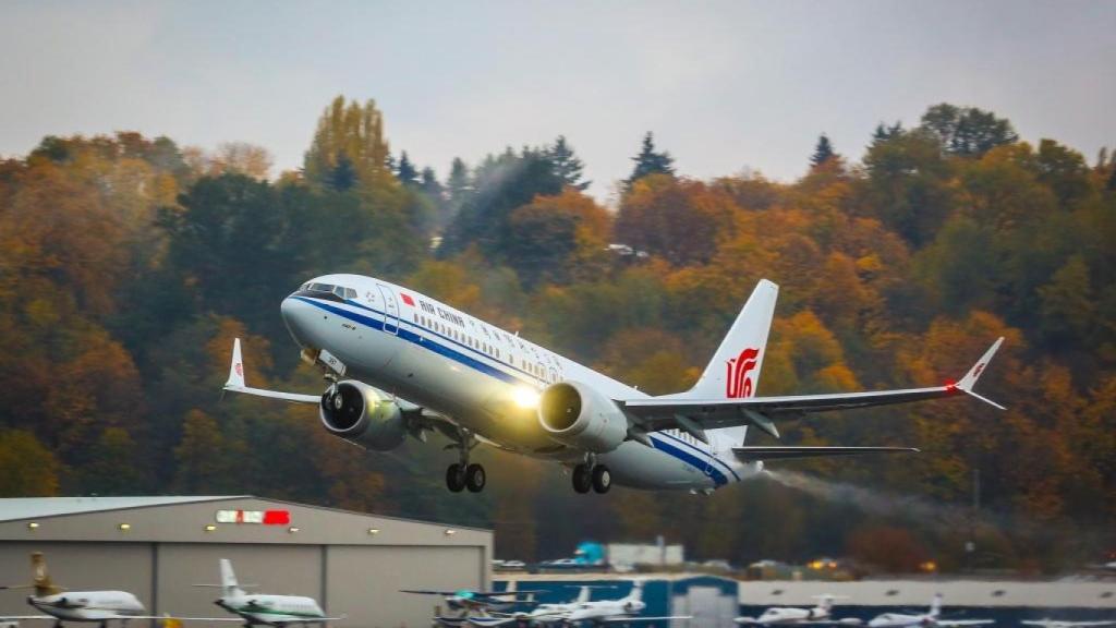 Avión de Air China fabricado por Boeing.
