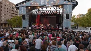 Uno de los escenarios de las Fiestas del Pilar.