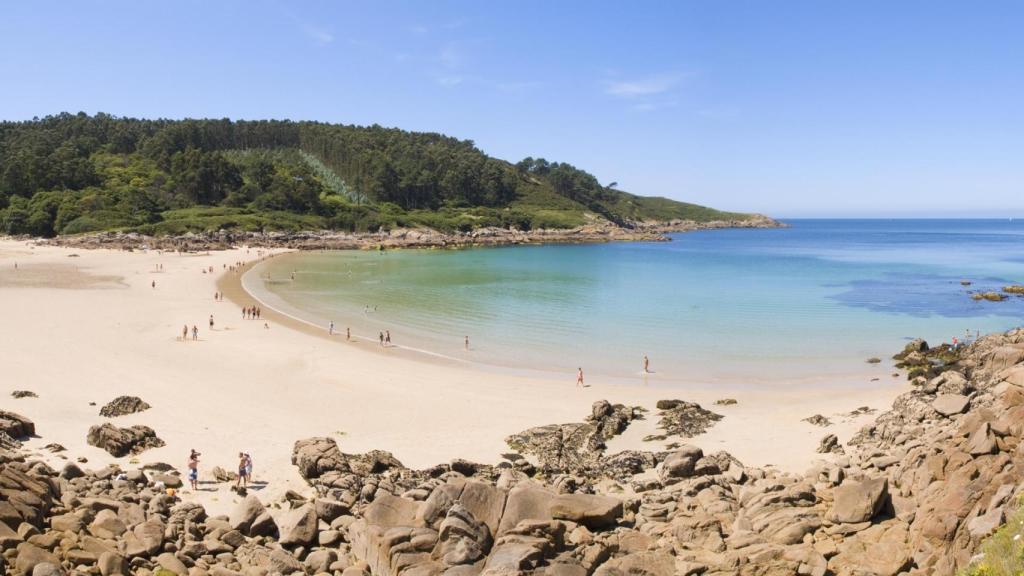 Playa de Chanteiro, en el concello de Ares, Ferrol (A Coruña)