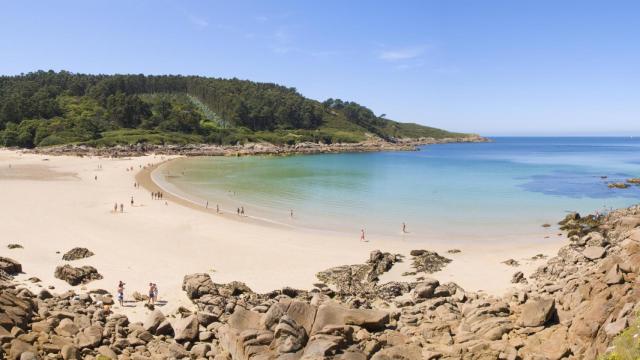 Playa de Chanteiro, en el concello de Ares, Ferrol (A Coruña)
