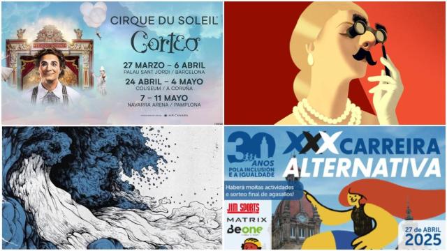 Planes en A Coruña este fin de semana: 'Corteo' del Circo del Sol, el nuevo show de Luis Piedrahita y más