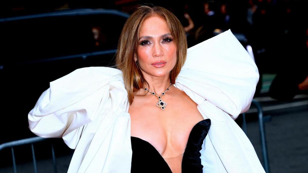 Jennifer López, en un evento de Nueva York el 3 de abril de 2025.