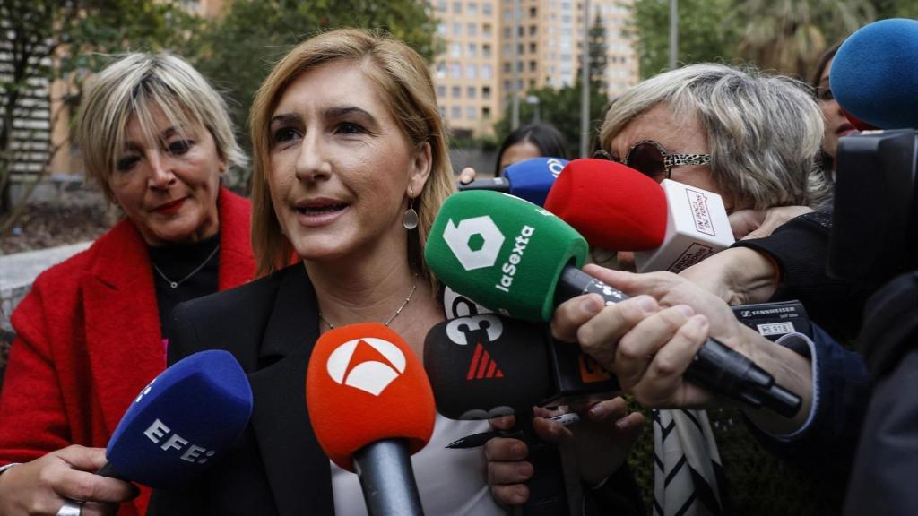 Pradas a su llegada a la Ciudad de la Justicia el viernes pasado. Rober Solsona / EP