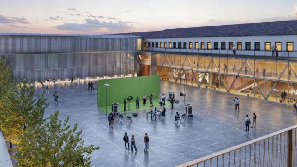 Recreación del futuro Distrito 7, en Zaragoza.