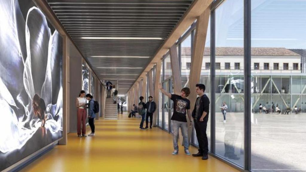 Recreación del proyecto Distrito 7, en Zaragoza.