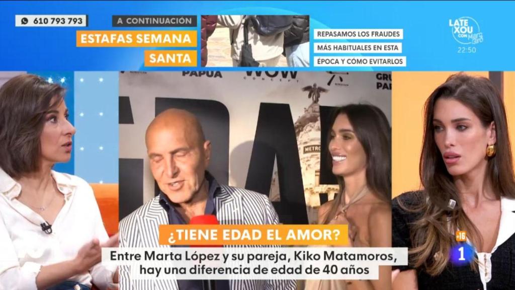 Marta López Álamo en 'Mañaneros'.