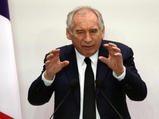 El primer ministro francés, François Bayrou, este martes en rueda de prensa en París.