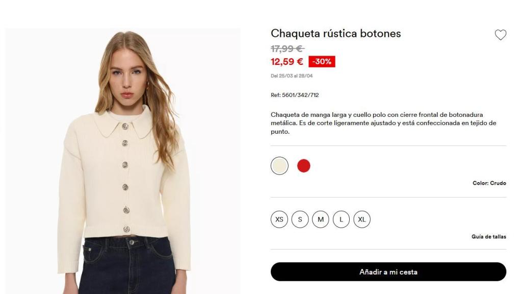 Chaqueta rústica. Ref: 5601/342/712