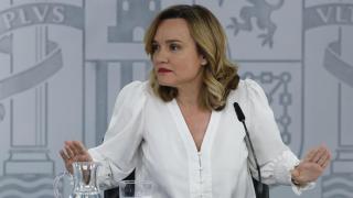 La portavoz del Gobierno y ministra de Educación, Pilar Alegría, este martes.
