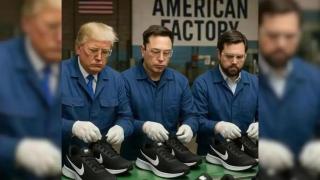 Una imagen de un vídeo sarcástico de un usuario chino difundido en redes sociales.