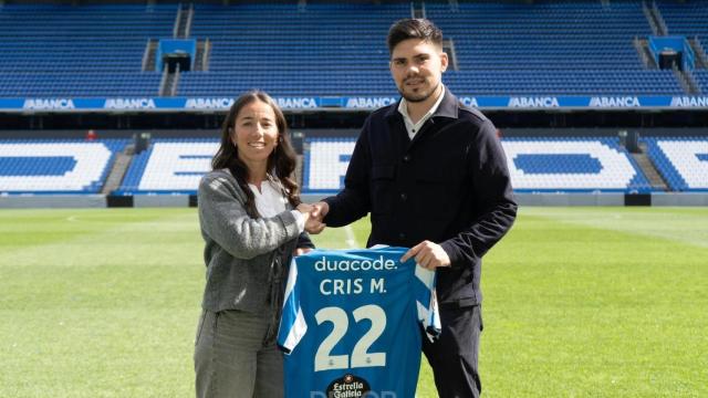 Cris Martínez tras su ampliación de contrato el pasado verano.