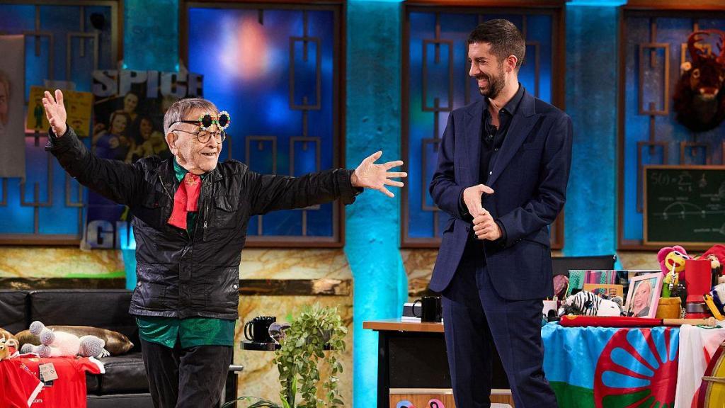 Fernando Arrabal, en su visita a 'La Revuelta'.