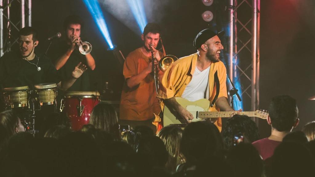 Nil Moliner durante uno de sus conciertos