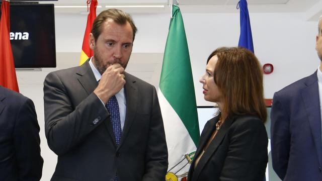 Óscar Puente y Rocío Díaz, en una imagen de archivo en Granada.