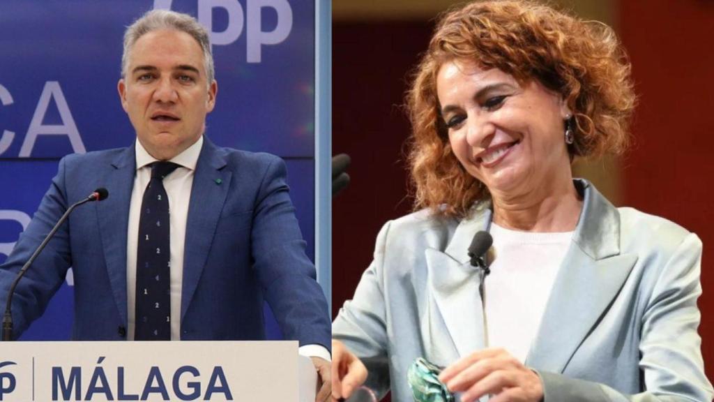 Elías Bendodo y María Jesús Montero.