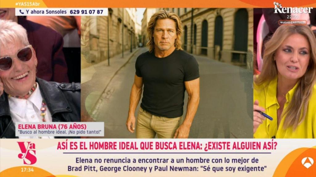 Imagen del hombre ideal de Elena.
