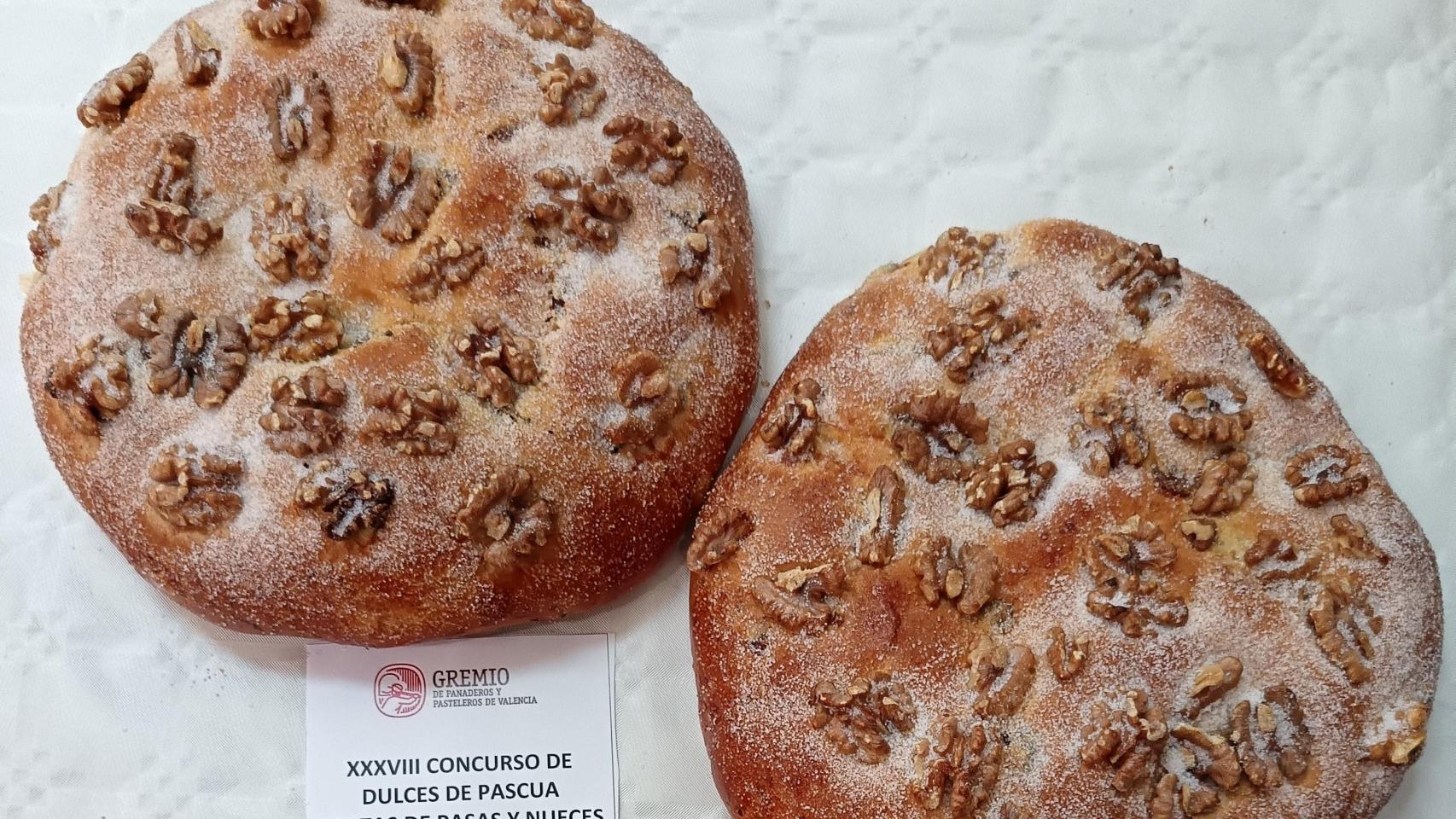 La mejor torta de pasas y nueces de Valencia.