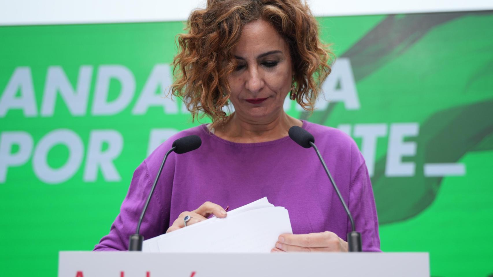 María Jesús Montero, vicepresidenta primera del Gobierno y ministra de Hacienda.