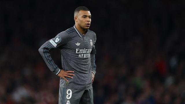 Kylian Mbappé, tras el partido contra el Arsenal.