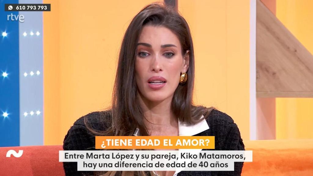 Marta López Álamo en 'Mañaneros'.