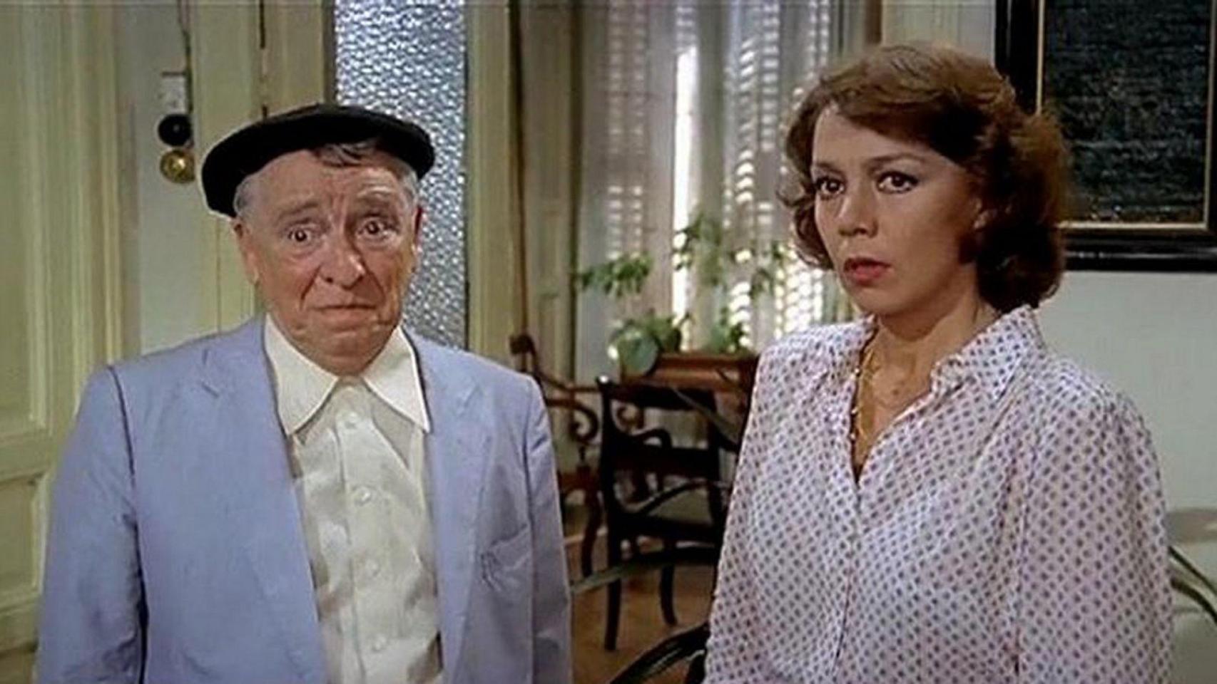 Escena de la película de Paco Martínez Soria 'Es peligroso casarse a los 60'.