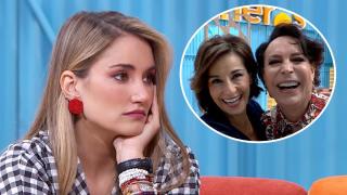 Alba Carrillo y Benita Maestro Joao con Adela González en un fotomontaje hecho por BLUPER.