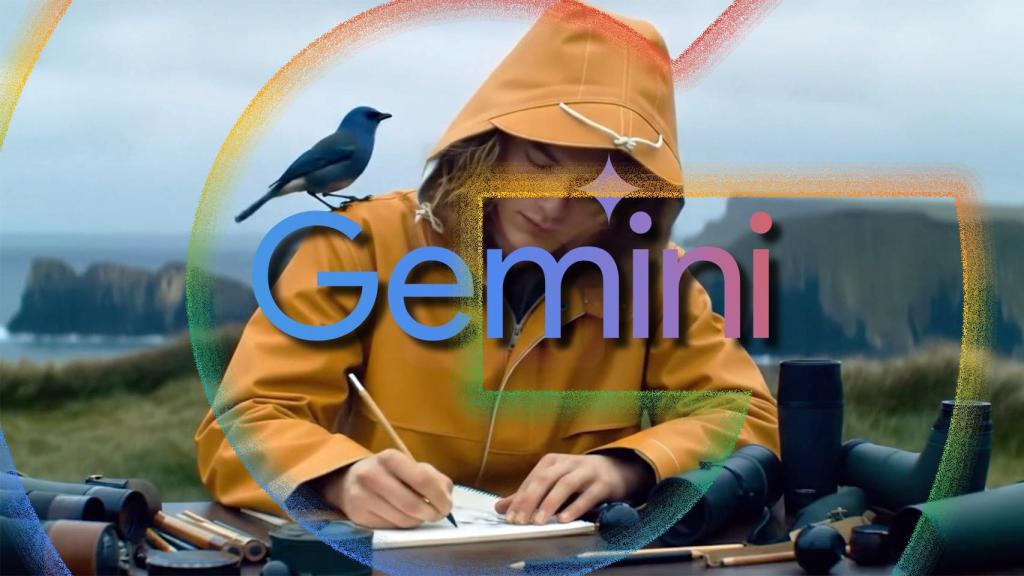 Fotomontaje inspirado en Google y Veo 2