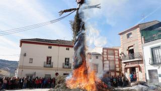 La tradicional Quema de El Judas en Tielmes.