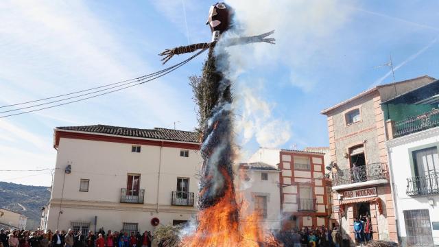La tradicional Quema de El Judas en Tielmes.