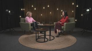 Rosa Sánchez, junto a Cruz Sánchez de Lara.