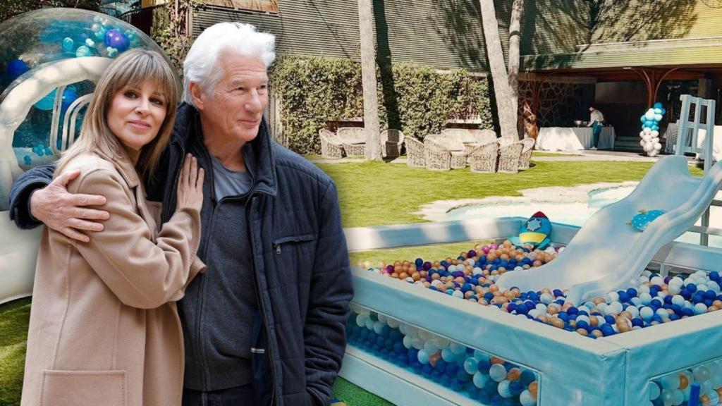 Richard Gere y Alejandra Silva han celebrado el cumpleaños de su hijo Jaime con un fiestón en La Moraleja.