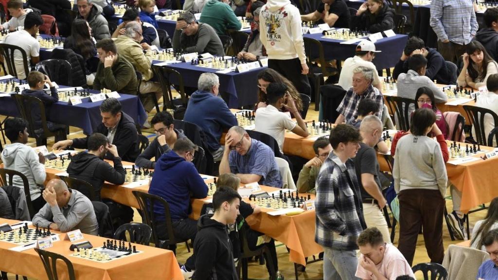 La sala en la que compiten los jugadores durante la pasada edición en Sant Vicent del Raspeig.