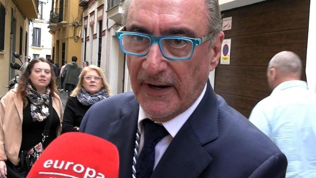 Carlos Herrera, en la Semana Santa sevillana.