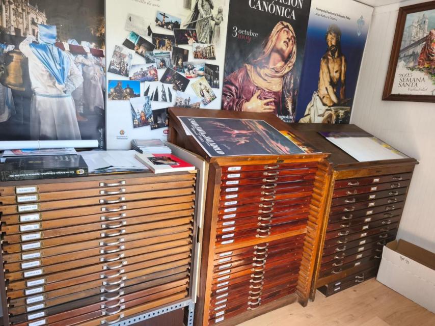 Parte de la colección que Julián tiene en su casa