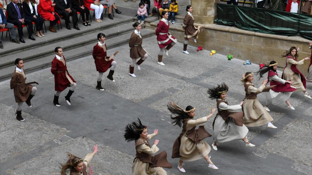 Recreación del Vencimiento del Dragón en Alcañiz