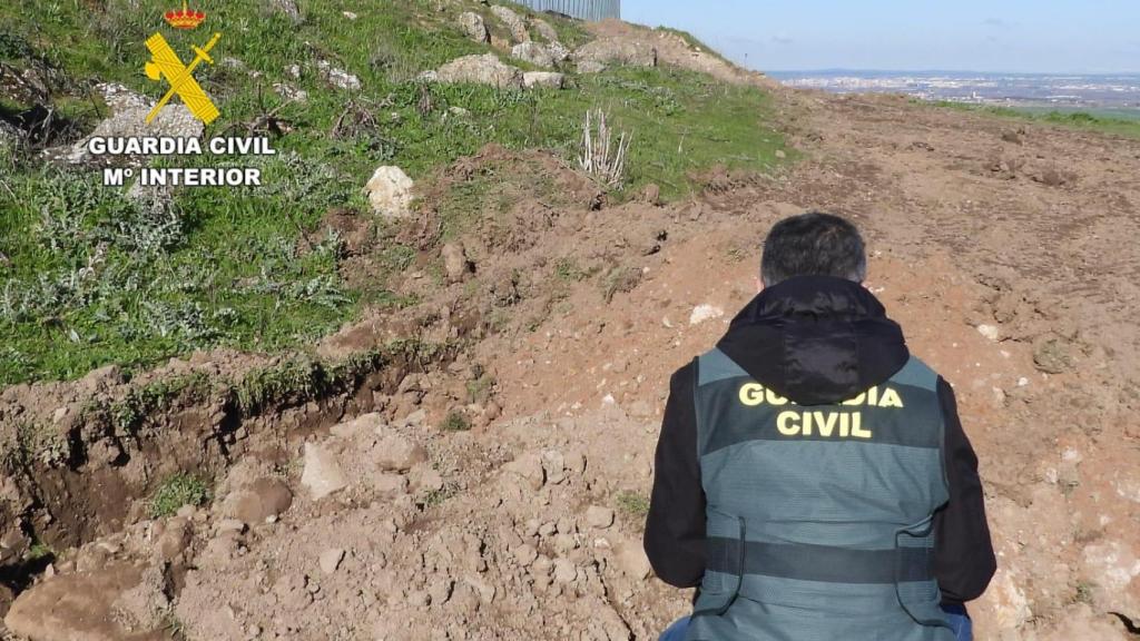 La Guardia Civil en el yacimiento arqueológico del Viso