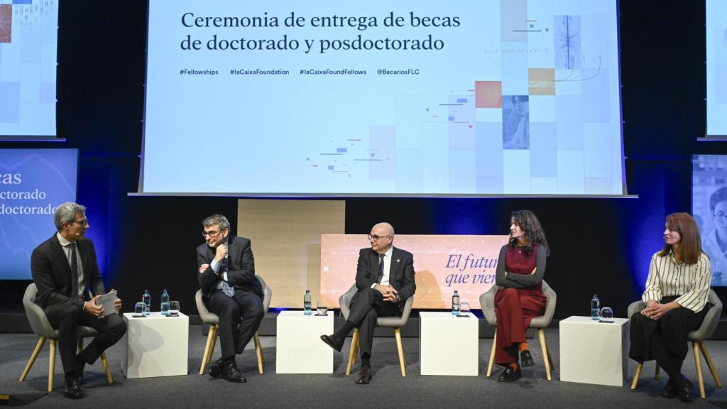 Ceremonia de entrega de las becas de doctorado y posdoctorado de la Fundación la Caixa.