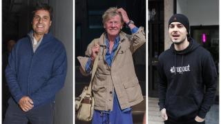 Francisco Rivera, Ernesto de Hannover y Carlo Costanzia, en un montaje de EL ESPAÑOL.